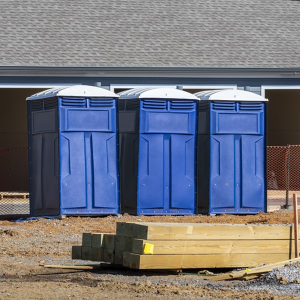 how often are the porta potties cleaned and serviced during a rental period in Southbridge MA